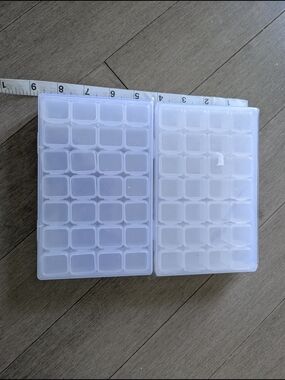 Clear Plastic Storage Case with Multiple Compartments For Diamant Painting